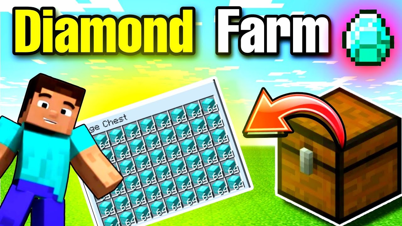 How To Make Unlimited diamond Farm In Minecraft....