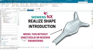 HINDI | 251. NX Realize Shape Introduction | More Courses Below in Description