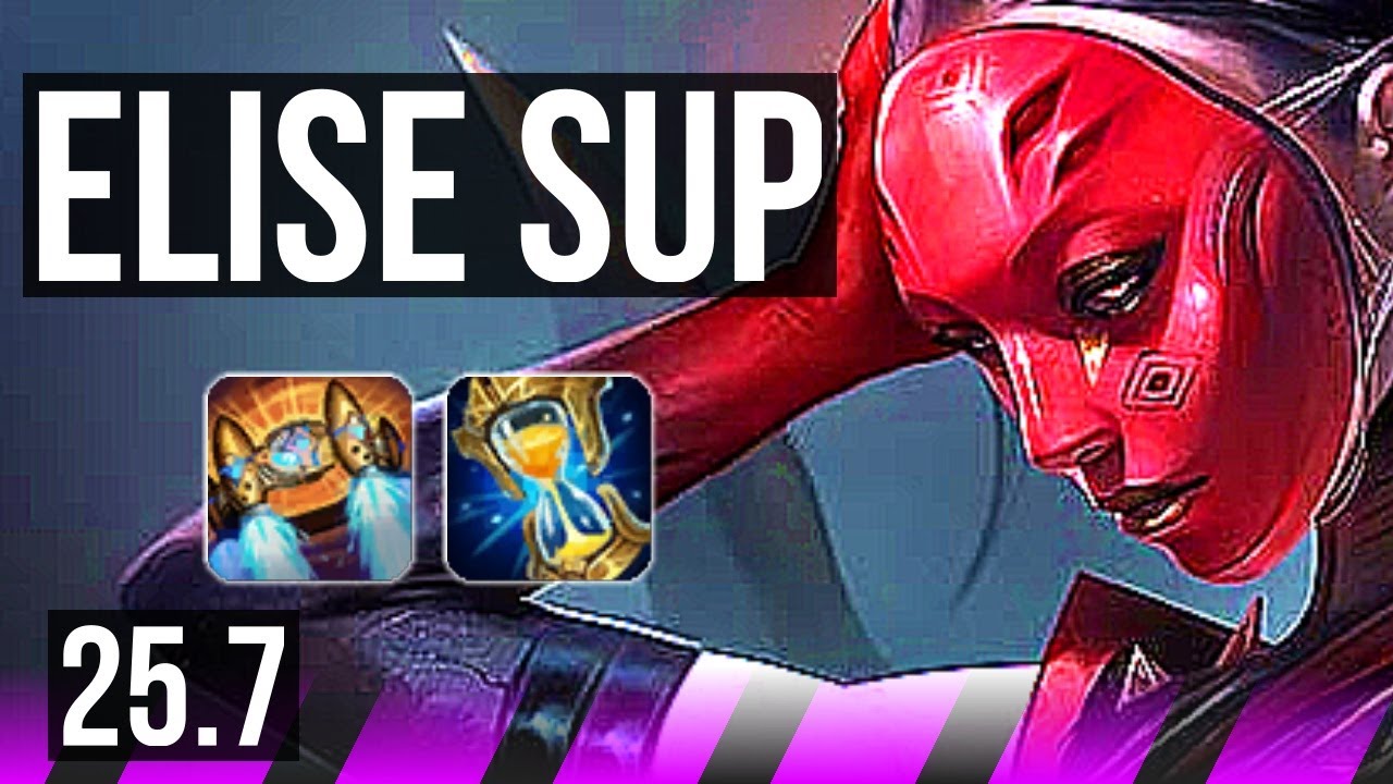 ELISE & Ezreal vs NAUTILUS & Miss Fortune (SUP) | Rank 8 Elise | KR Challenger | 25.7