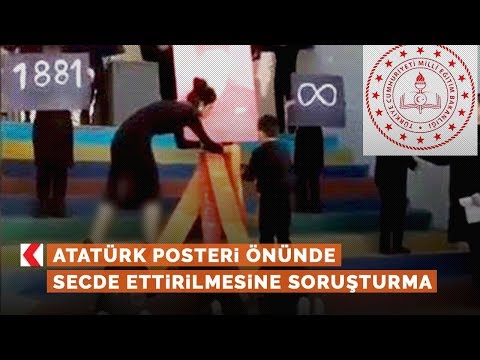 Atatürk posteri önünde secde ettirilmesine soruşturma