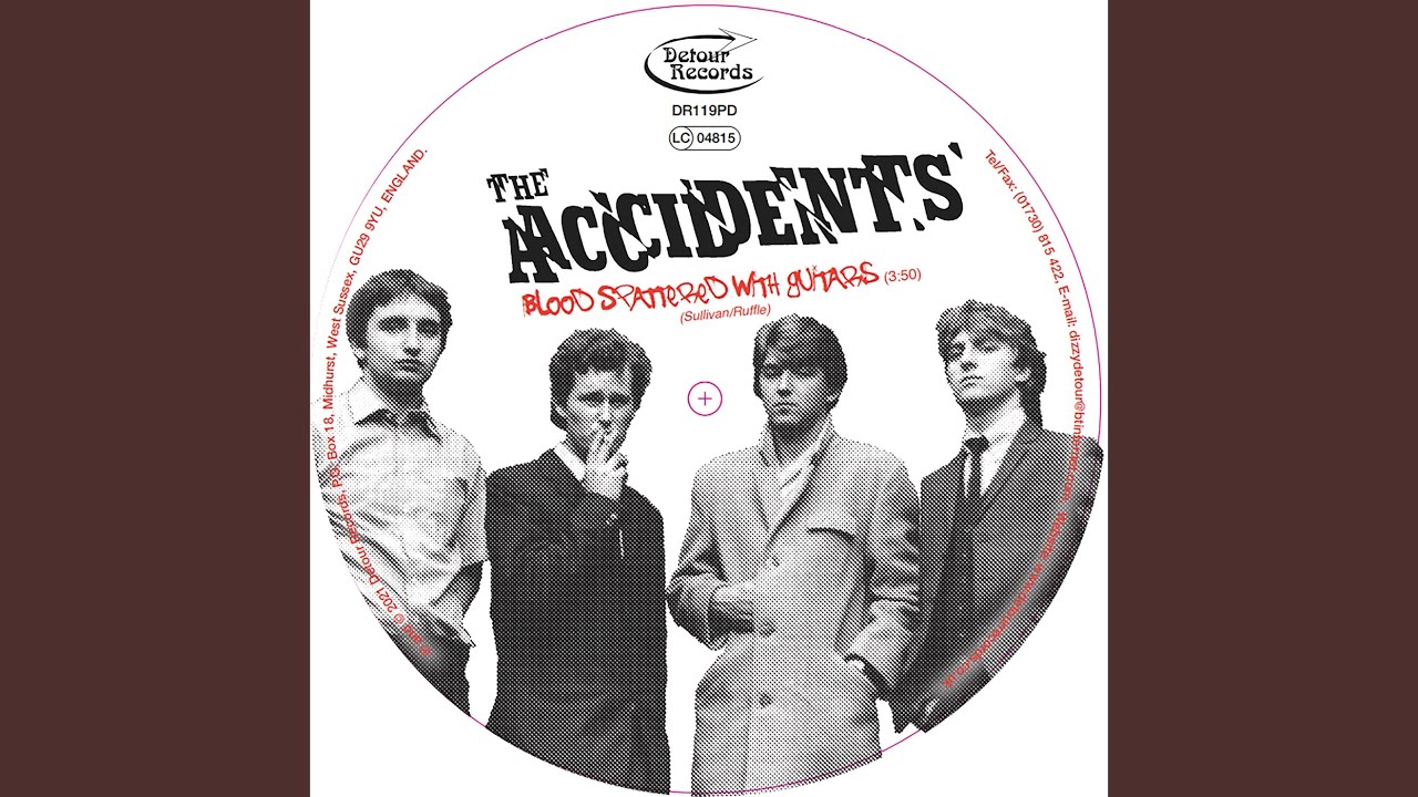 The Accidents / Blood Spattered With Guitars【新品 7