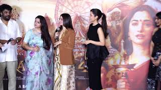 Tamannah Bhatia,Rashii Khanna And Director Sundar C Press Meet For Film Aranmanai 4 08