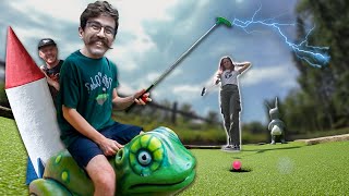 A SHOCKING Game of Putt Putt!