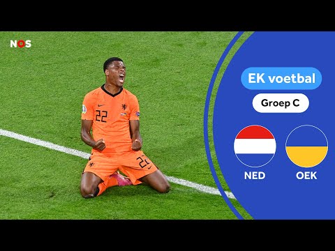Grote Denzel Dumfries-show in Amsterdam | Samenvatting Nederland - Oekrane | EK 2021