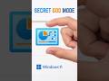 Windows 11 Has a Secret “God Mode” 😳 #Windows11 #TechTips #GodMode