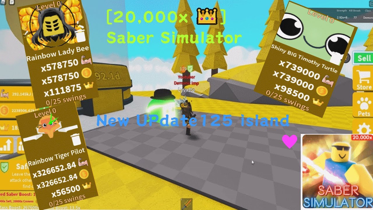 20-000x-saber-simulator-new-island-and-pet-egg-added-roblox-game-youtube