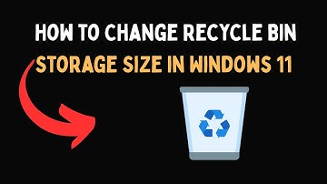 How to Change Recycle Bin Storage Size in Windows 11