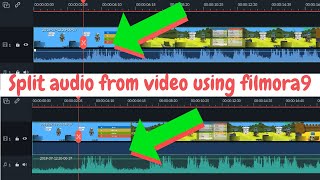 How To Split Audio From Video In Filmora9