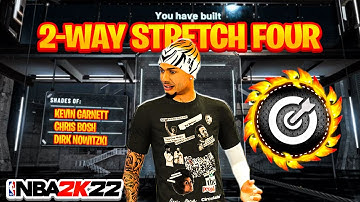 *NEW* BEST 2-WAY STRETCH FOUR BUILD NBA 2K22 CURRENT GEN