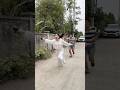 Such a Clean and Civilized Neighborhood 😂🧹🏘️#couple #martialarts #shorts