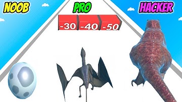 Dino Run 3D - NOOB vs PRO vs HACKER