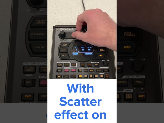 Roland SP 404 MK2 Tutorial : Showcasing the Scatter effect class=