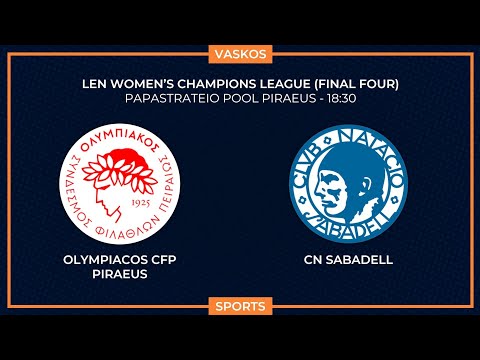 🔴 LIVE | ΟΛΥΜΠΙΑΚΟΣ - ΣΑΜΠΑΝΤΕΛ | ΠΟΛΟ | CHAMPIONS LEAGUE | OLYMPIACOS - SABADELL | 2/5/2025