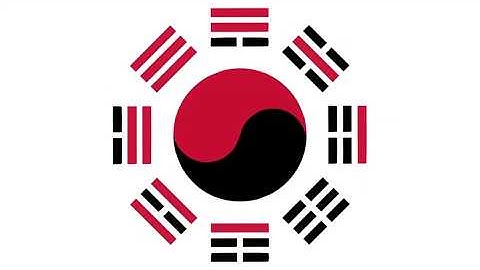 Korean Flag Animation but it