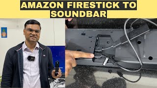(Hindi) How to connect firestick to soundbar and tv without hdmi arc and optical | Dolby Atmos, 5.1 Amazon Fire Stick Projector Audio