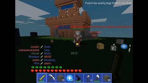 Guess who"s back !!! Capture the flag ( Minetest )