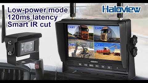 Haloview MC7101 wireless  observation camera system install & review