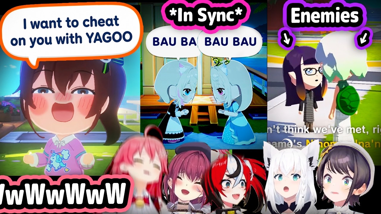 HoloGirls' Reaction To Miis Being Too Lore Accurate Is Priceless【Hololive】