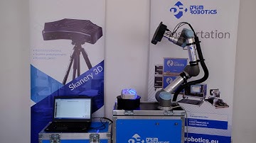 Integration with the 3D scanner eviXscan with the UR5 robot