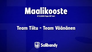 Maalikooste Team Tiitu - Team Väänänen Pojat U17 Leiri Finaali