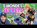 5 MONDES SECRETS cachés dans les JEUX VIDÉO!