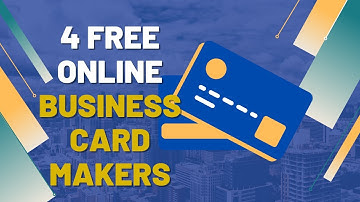 4 Free Online Business Card Makers
