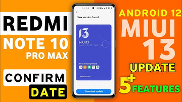 REDMI NOTE 10 PRO/MAX Miui 13 Android 12 New Update | Note 10 New Update MIUI 13 #Note10 #Note10Pro