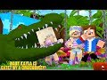 Minecraft BABY KAYLA IS EATEN ALIVE BY A GIANT CROCODILE!!!