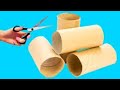 Como Fazer Artes Criativas de Rolos de Papel DIY Ideias