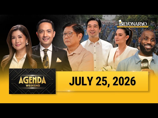 Agenda Weekend | July 25, 2026