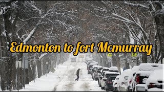 Edmonton to Fort MC  Murray Via Hwy. 63 | 5.4 hr video compressed to 28.25mints