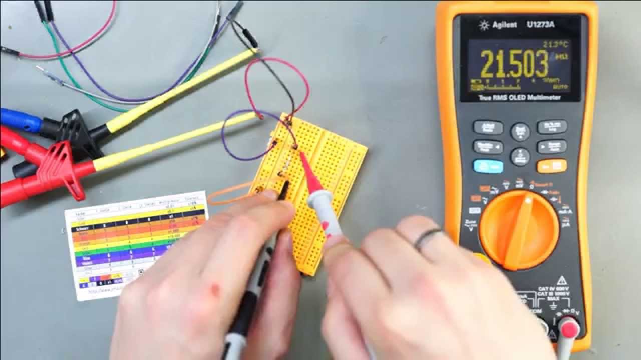 Multimeter HOWTO Ohm in der Praxis Let's play electronic 004 YouTube