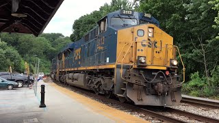 CSX Transportation HD 60 FPS: Coal Trains on The Cumberland Subdivision @ Harpers Ferry 8/10/16
