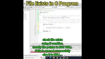 File Exist in C Program | Code Blocks #shorts