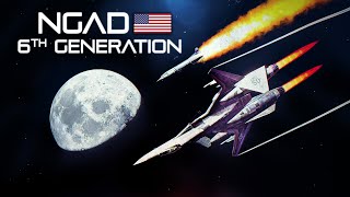 NGAD 6th Generation vs Iranian SU35 FlankerE | Intercept | Digital Combat Simulator | DCS |