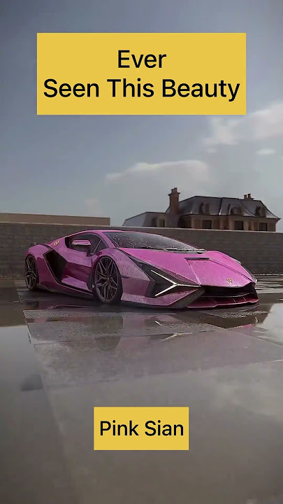 Pink Sian🚗 | Lambo Beauty #lambo #sian #lamborghini #viral #shorts #explore