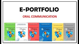 Oral Communication e-PORTFOLIO