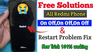 ON Off on off 😭redmi phone automatically switch off problem | redmi 9 prime on off problem solved