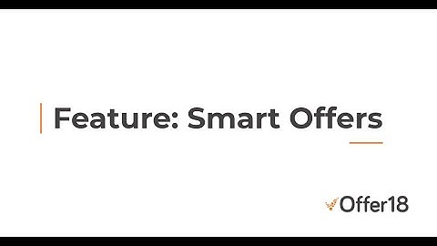 Smart Offer Creation - Offer18