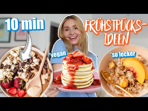 SO LECKER! ?  FRÜHSTÜCKSIDEEN, die du lieben wirst! Erdbeer Pancakes?, Salted Caramel Bowl? I Vegan