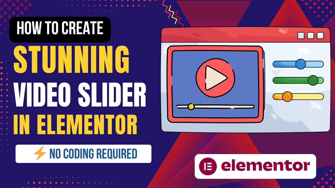 How To Create Video Slider in Elementor | Elementor Video Slider - YouTube