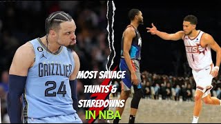 Most Savage Taunts and Staredowns in NBA