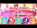 lucky train! | NoriNori Sisters, Nina, Hinaki &amp; Kokone mix | FULL ROM  LYRICS