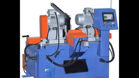 JE Dual head fully automatic chamfering machine (Pneumatic Type - Short Length)