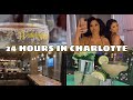 VLOG| 24 Hours In Charlotte+ Rooftop Restaurant + Shower Routine+ More| Sharae Palmer