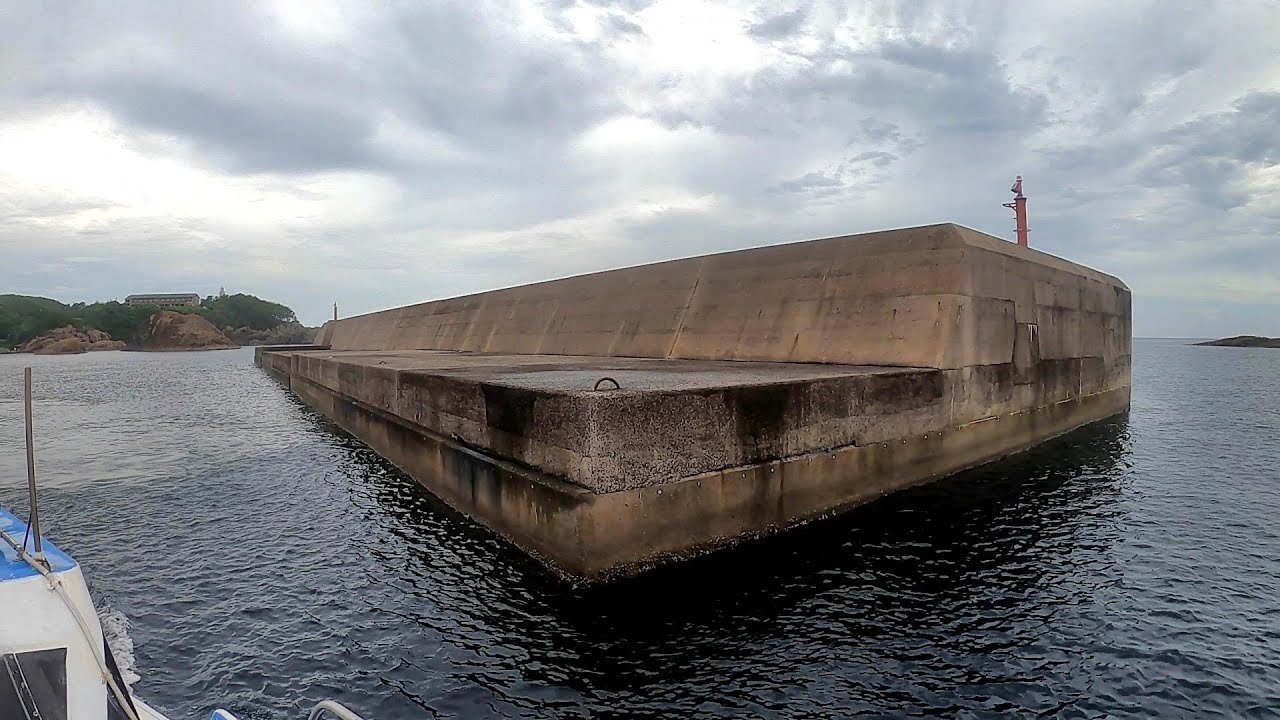 新規開拓で山に囲まれた沖堤防に行ってみたら…