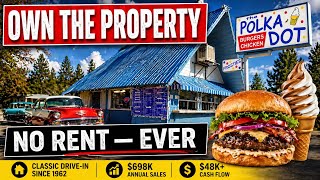  No Rent Ever: Iconic Drive-In + Real Estate for Sale | $698K Sales | Quincy CA