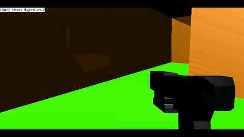 My 1st Blender FPS game test, Work In Progress