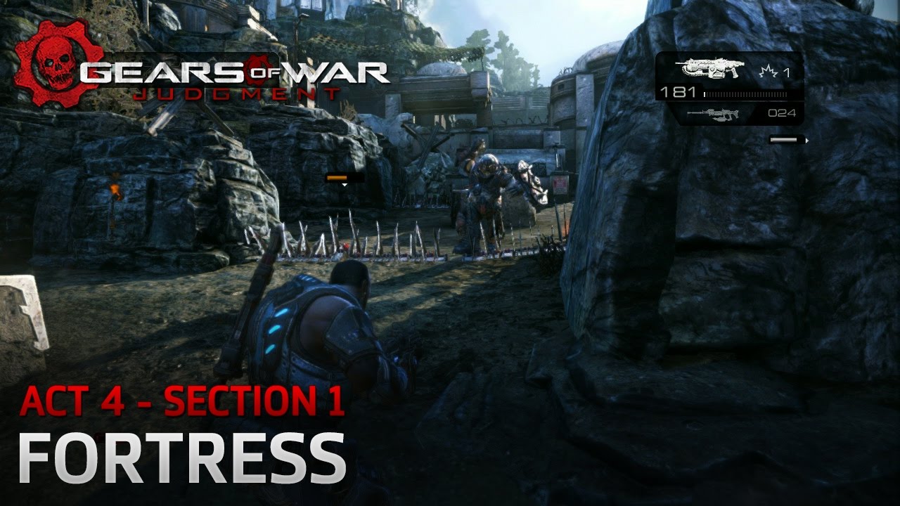 Gears of War: Judgment - Onyx Point - Section 1: Fortress - YouTube