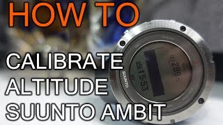 How to Calibrate Altitude on Suunto Ambit Watches